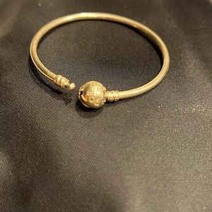 14K Gold Pandora Bangle